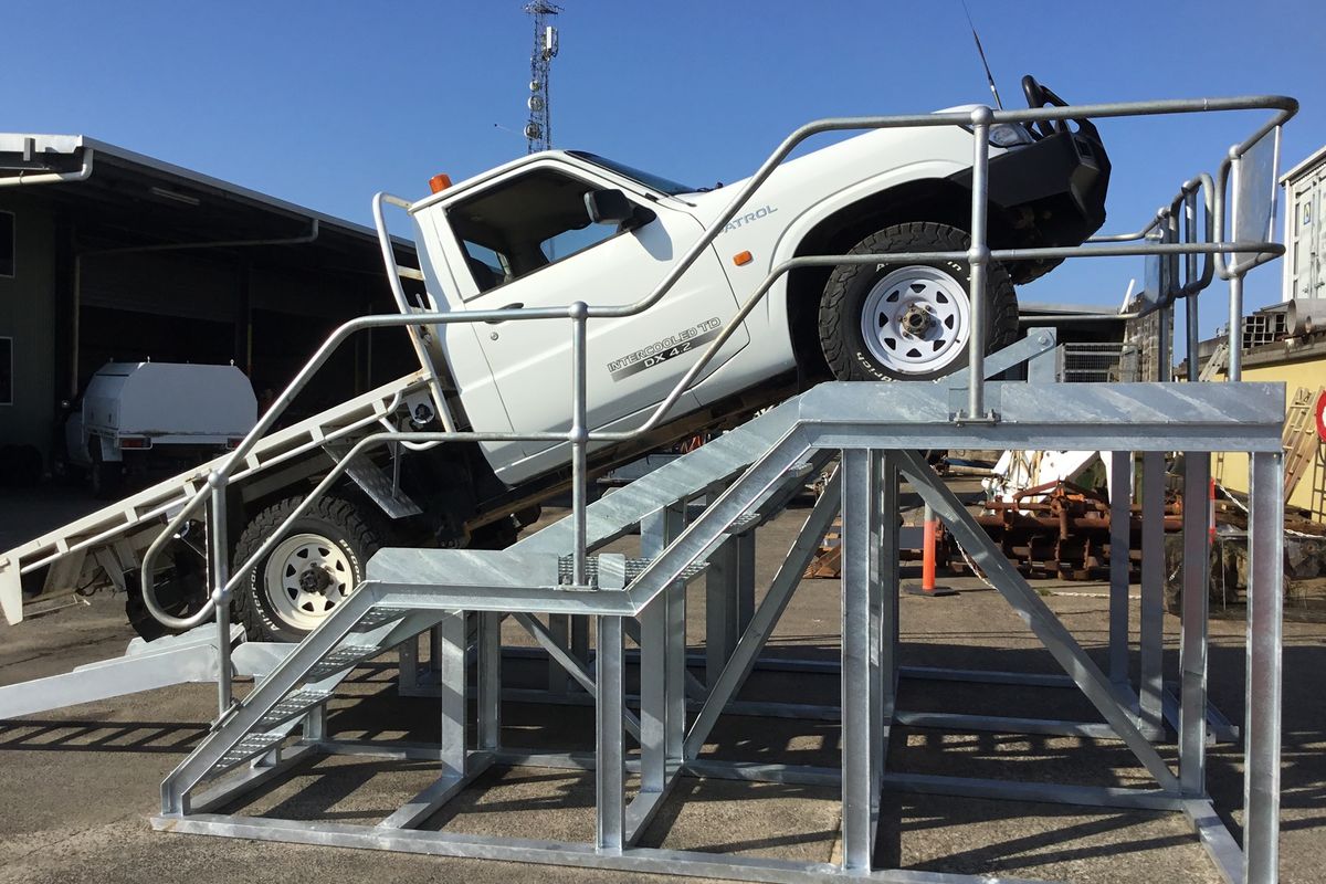 GTB Engineering steel vehicle ramp